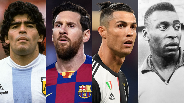 10 cầu thủ vĩ đại nhất thế giới do AI lựa chọn: Ronaldo đứng thứ 4, vị trí  số 1 không thuộc về Messi