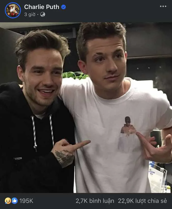 Charlie Puth và showbiz sốc trước sự ra đi của Liam Payne