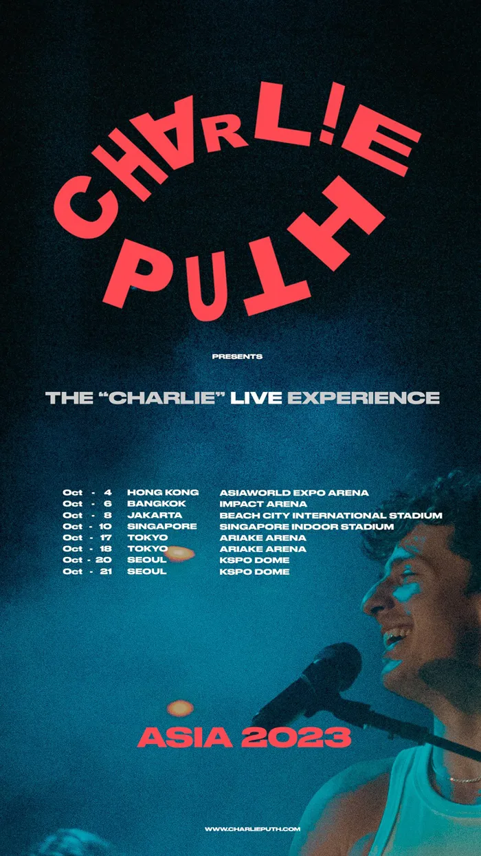 Charlie Puth đến Việt Nam biểu diễn vào tháng 7/2023