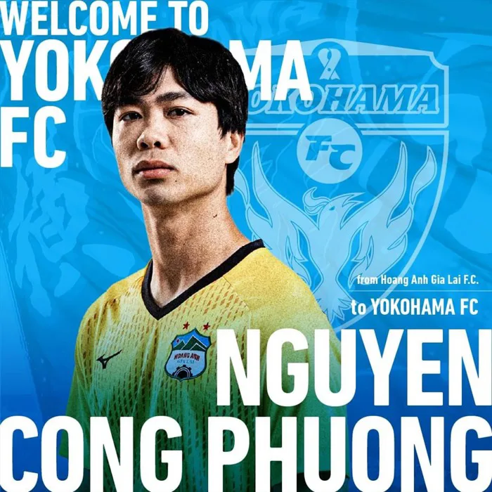 Tiền đạo Công Phượng gia nhập Yokohama FC tại J.League 1