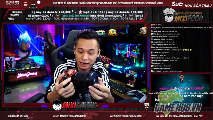 Streamer Độ Mixi chi cả tỷ đồng cho dàn máy ảnh quay vlog