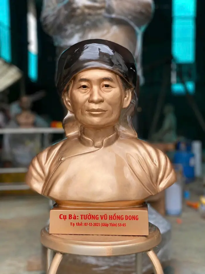 Báo giá đúc tượng bán thân bằng đồng & Xưởng Đúc Uy Tín