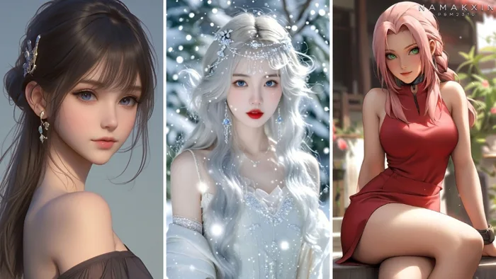 Lưu ngay 100+ hình nền cô gái 3D sắc nét, chất lượng cao