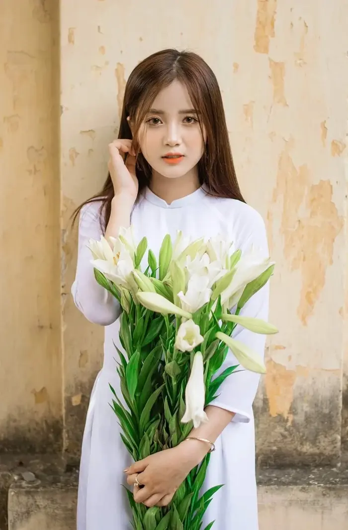 Chiêm ngưỡng bộ ảnh gái xinh áo dài cực kỳ cuốn hút
