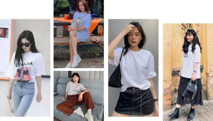 5 cách phối đồ với áo thun cực xinh mà các cô gái nên biết - BlogAnChoi
