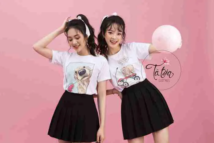 TOP 20 mẫu áo phông nữ đẹp và cách chọn áo chuẩn dáng người