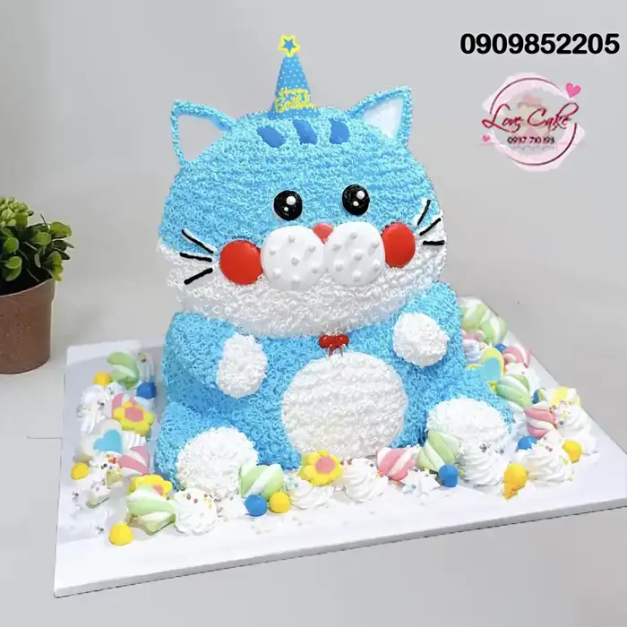 Các Mẫu Bánh Kem Đầy Tháng Con Mèo Dễ Thương Tại TP.HCM