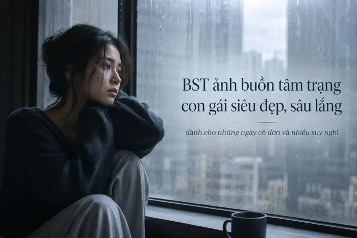 BST 100+ ảnh buồn tâm trạng con gái siêu đẹp và sâu lắng