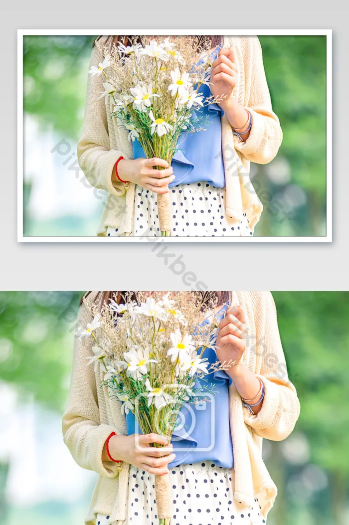 Tải miễn phí Cô Gái Xinh đẹp Cầm Hoa Nhiếp Ảnh | JPG chuyên nghiệp - Pikbest