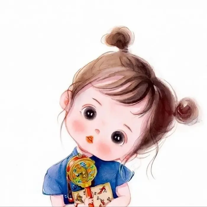 Bộ sưu tập ảnh cô gái chibi dễ thương khiến tim tan chảy