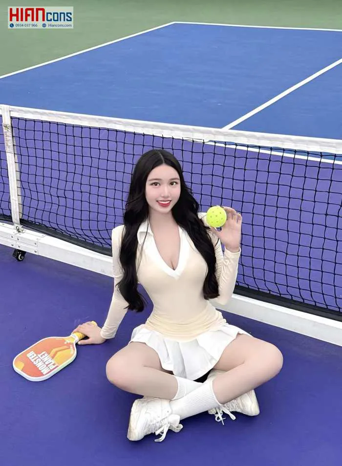 Truyền Động Lực Cho Anh Em Xem Ảnh Girl Xinh Pickleball - S03