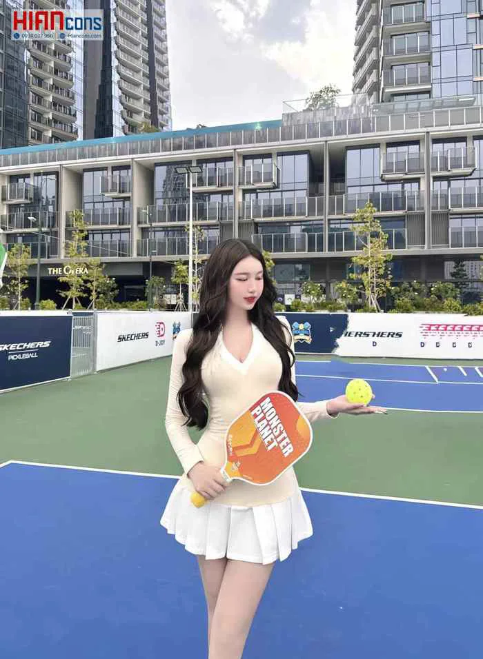 Truyền Động Lực Cho Anh Em Xem Ảnh Girl Xinh Pickleball - S03