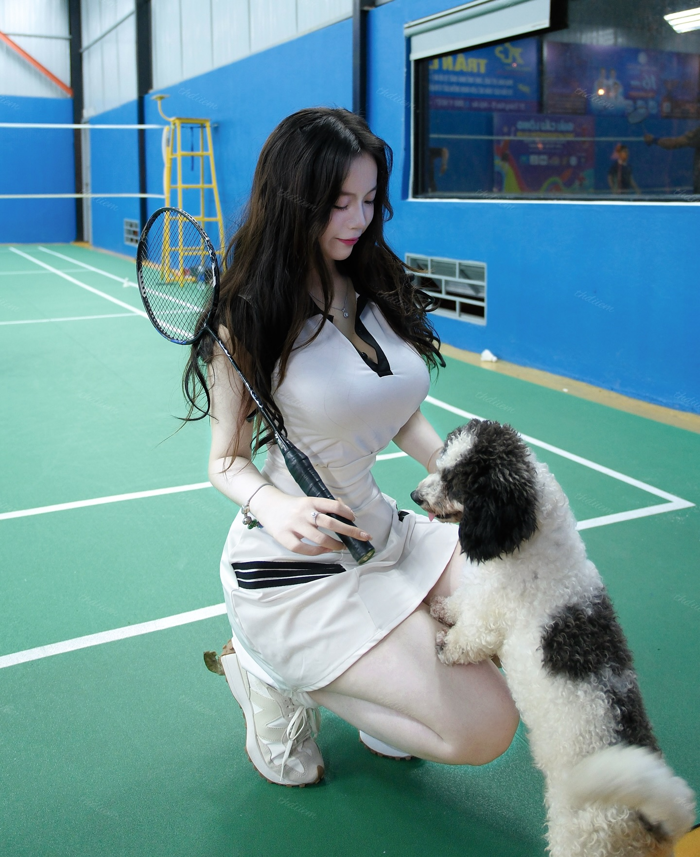 Hot girl cầu lông xinh đẹp khiến fan quen ngay pickleball