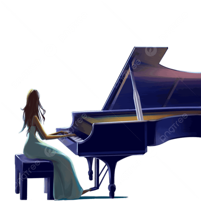 Hình ảnh Một Cô Gái Chơi Piano PNG , Tanabata, Lãng Mạn, đàn Piano PNG  trong suốt và Vector để tải xuống miễn phí