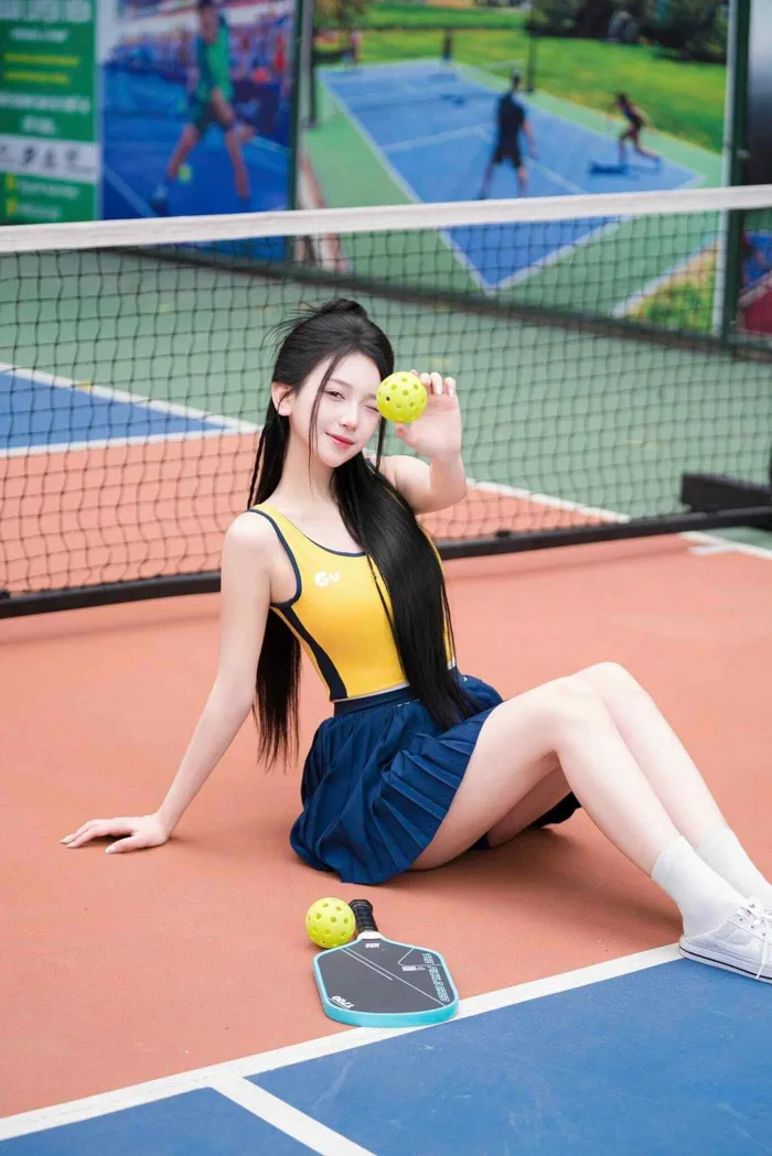 Hot girl pickleball xinh đẹp mới nổi khiến fan xao xuyến
