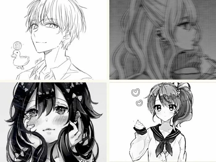 101 hình ảnh anime trắng đen đẹp nhất, tải miễn phí