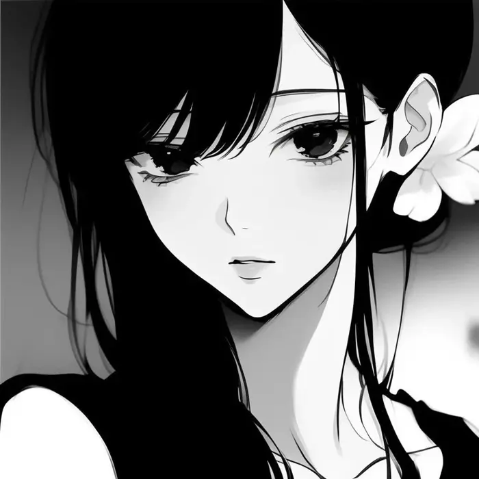 Bộ sưu tập 126+ ảnh anime nữ trắng đen đẹp và cuốn hút