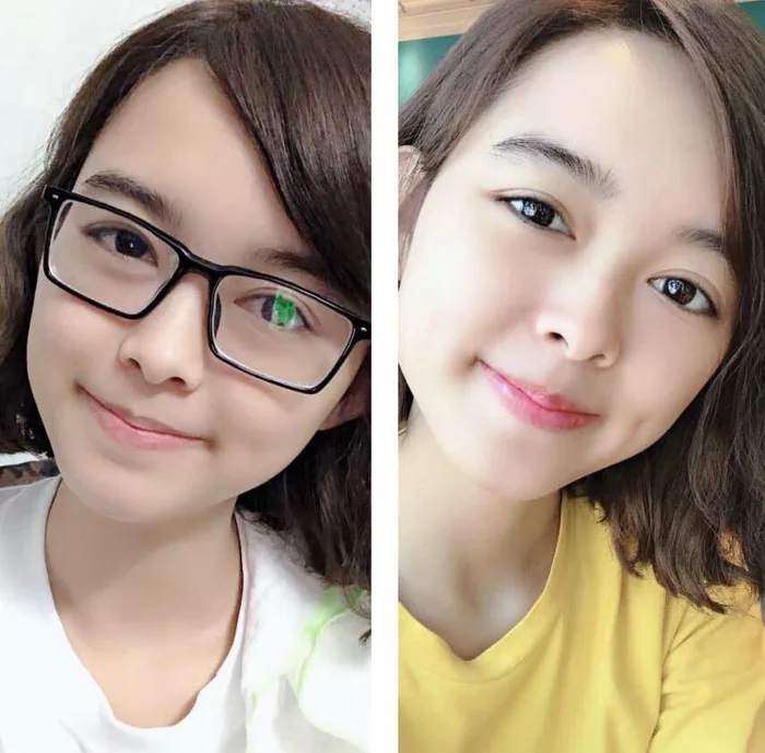 Đại hội gái xinh team cận thị: Bỏ kính hay đeo kính đều dễ thương hết phần  người khác!