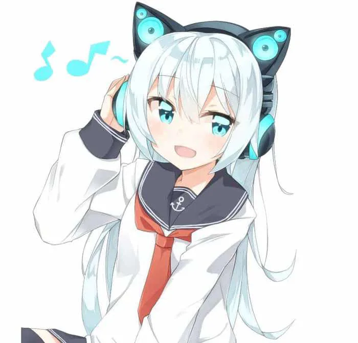 Ảnh Anime Đeo Tai Nghe Nam Nữ Cực Ngầu [87+ Hình Đeo Tai Phone Cute]