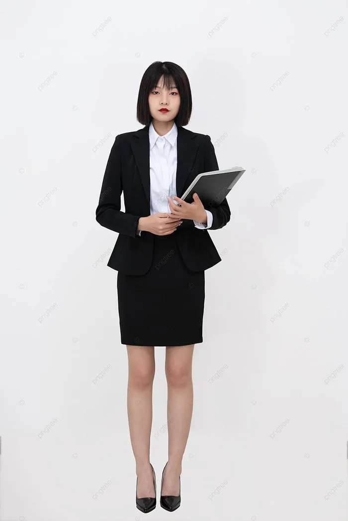 Nữ Doanh Nhân Xinh đẹp Mặc đồng Phục Ban Ngày Cô Gái Trong Văn Phòng Chụp  ảnh Báo Cáo Với Và Hình ảnh Để Tải Về Miễn Phí - Pngtree