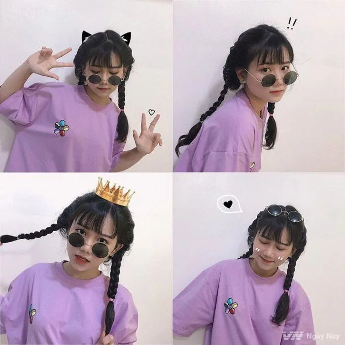 73 Ảnh ghép ❤️❤️ ý tưởng | gái xinh, ảnh tự chụp, ulzzang