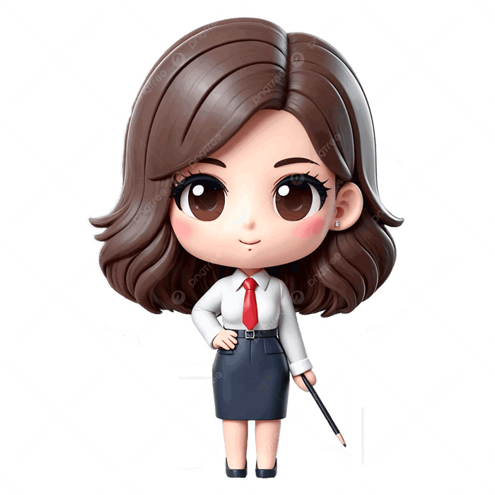 Hình ảnh Giáo Viên Chibi 3d Trong Suốt PNG , Nhân Công, Tạ ơn, Vui Mừng PNG  trong suốt và Vector để tải xuống miễn phí