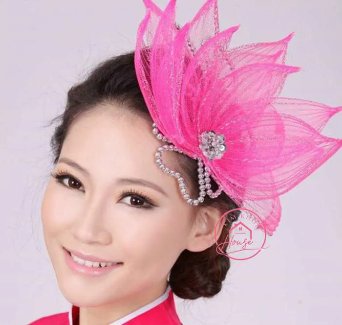 Hoa Cài Tóc Múa Lớn - Kim Khôi Shop Bán Cho Thuê Trang Phục Biểu Diễn Tại  Q3 TPHCM