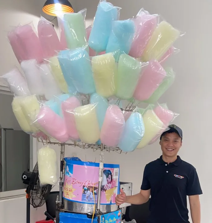 Dịch vụ làm kẹo bông gòn khu vực hồ chí minh.