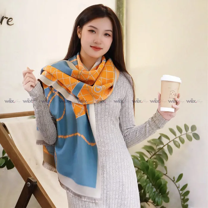 Khăn quàng cổ cao cấp len Cashmere cho nữ KQ-WD10 làm quà tặng - Wiix Design