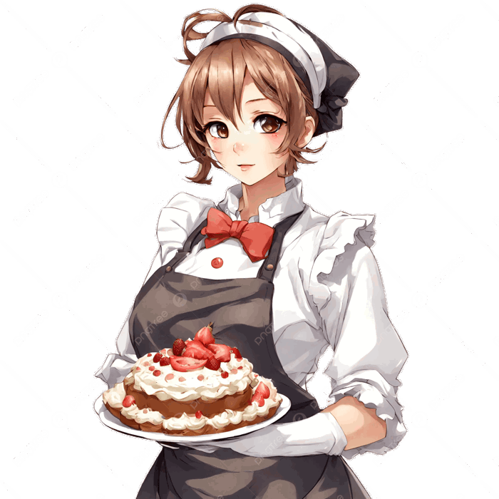 Hình ảnh Anime Cô Gái Làm Bánh Minh Họa PNG , Cô Gái Làm Bánh Anime, Cô Gái  Anime Làm Bánh Ngọt, Anime Cô Gái Làm Bánh Ngọt PNG trong suốt và