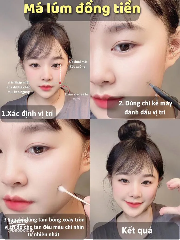 Má lúm đồng tiền: Cách trang điểm đơn giản để nụ cười thêm cuốn hút