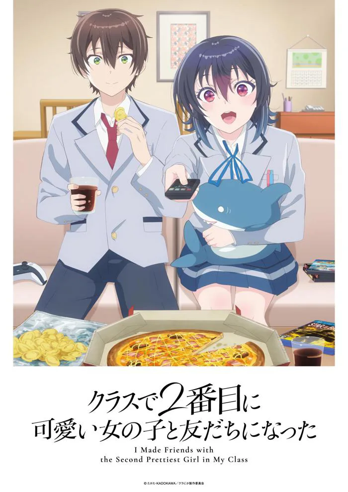 Tôi kết bạn với cô gái xinh thứ nhì trong lớp | Hình ảnh chủ đạo mới :  r/anime