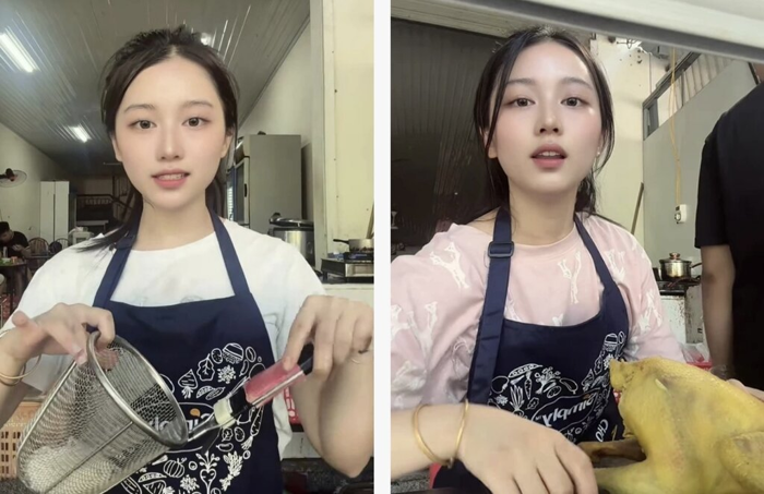 Hot girl bán phở nổi rần rần, tự nhận xinh đẹp, trắng trẻo mà không anh em  nào... dám phản đối