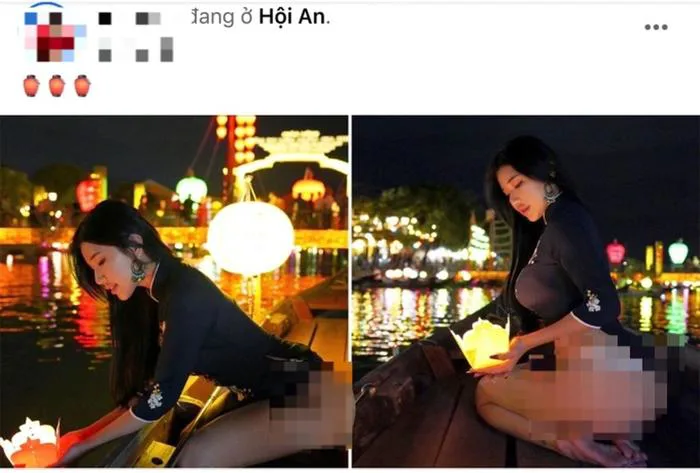 Danh tính bất ngờ của nữ du khách chụp ảnh phản cảm lộ vòng 3 ở Hội An |  Báo Dân trí