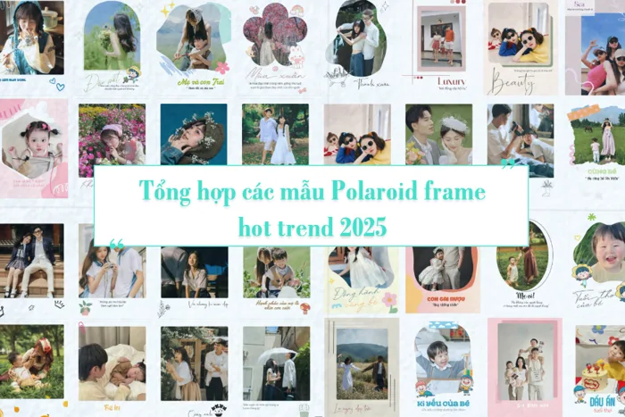 Gợi ý các mẫu khung ảnh polaroid frame đẹp, bắt trend, sáng tạo và chỉnh  sửa miễn phí trên Penci