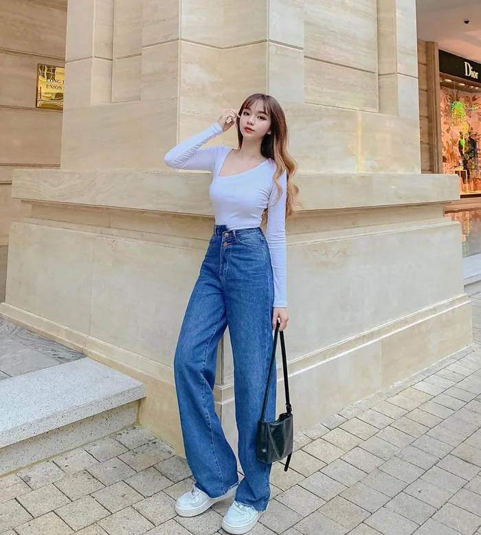 Street style hội gái xinh mặc đẹp Instagram: Cả tá kiểu quần ống rộng được  lăng xê, ai cũng mix đồ đẹp “bá cháy”