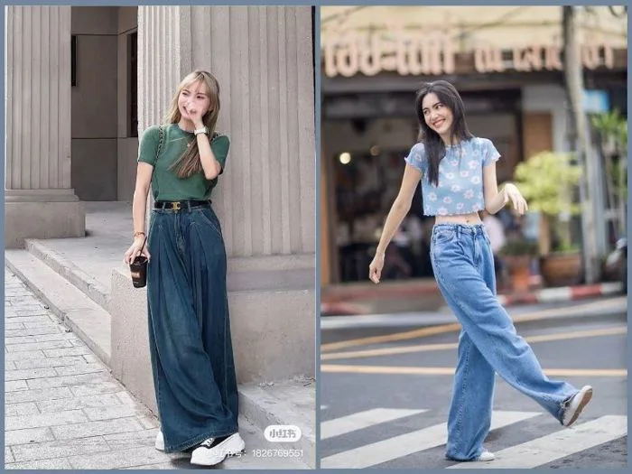 10+ cách phối quần jean với áo thun nữ cá tính, năng động