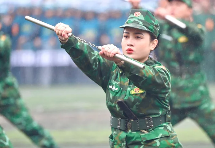 Những hình ảnh về nữ quân nhân Bộ đội Biên phòng