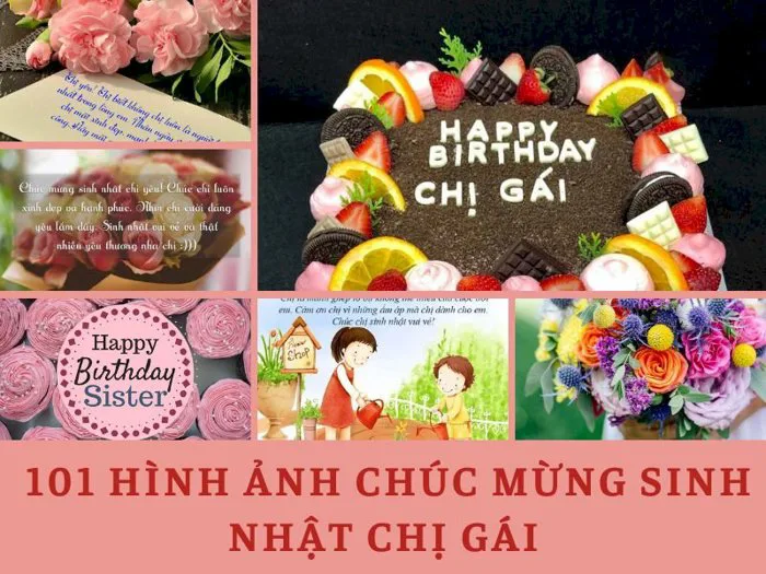 101 mẫu hình ảnh chúc mừng sinh nhật chị gái đẹp nhất, chất lượng cao, tải  miễn phí