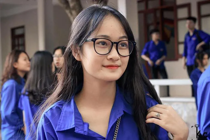10X xứ Nghệ xinh xắn, nổi tiếng từ một bức ảnh mặc áo Đoàn | Báo Dân trí