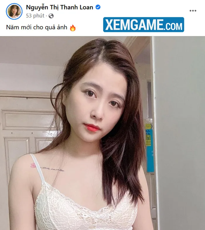 Streamer Milona mừng năm mới bằng hình ảnh 