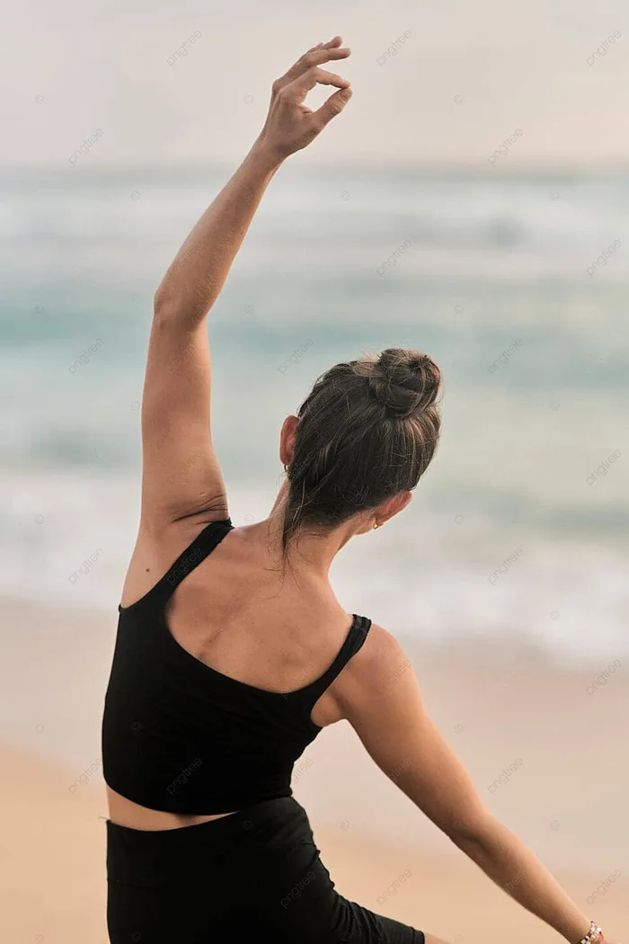 Cô Gái Xinh đẹp Tập Yoga ở Bãi Biển đồ Thể Thao Thiên Nhiên Biển Hình Chụp  Và Hình ảnh Để Tải Về Miễn Phí - Pngtree