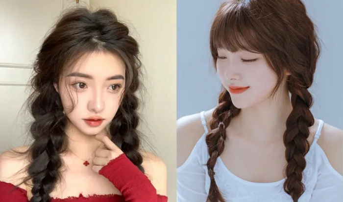 Cách tết 18 kiểu tóc cho bé gái đi học, thắt bím tóc đi chơi đơn giản