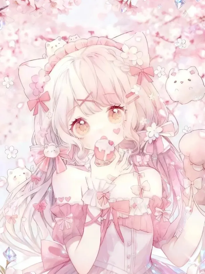 170+ Ảnh anime nữ tóc hồng xinh đẹp, ngọt ngào nhất