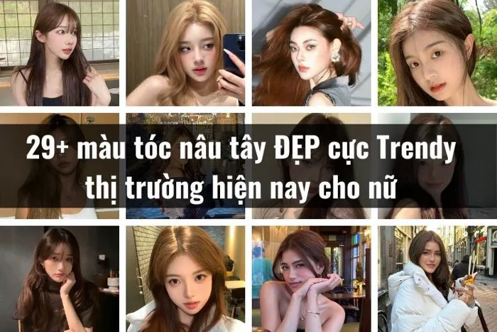 Màu nâu tây là màu gì và gợi ý 9+ kiểu tóc màu nâu tây HOT nhất