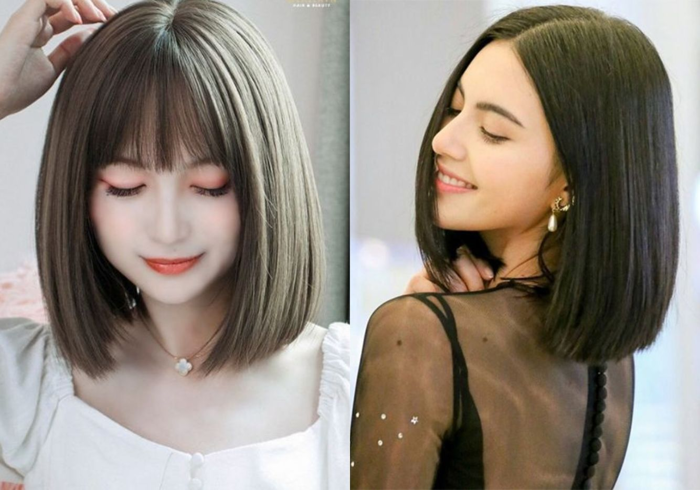 40 Kiểu Tóc Ngang Vai Đẹp, Bắt Trend 2024 | TIKI