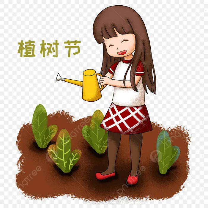 Hình ảnh Cô Gái Tưới Cây Vào Ngày Trồng Cây PNG , Cô Gái Tưới Cây Vào Ngày  Trồng Cây PNG , Cô Bé Xinh Xắn, Cây Xanh PNG miễn phí tải