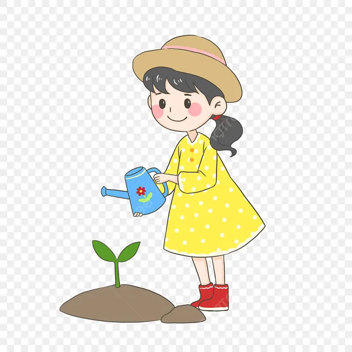 Hình ảnh Cô Gái Tưới Cây Png PNG , Cô Gái Tưới Cây Png PNG , Thực Vật,  Phong Cách Dễ Thương PNG miễn phí tải tập tin PSDComment và Vector
