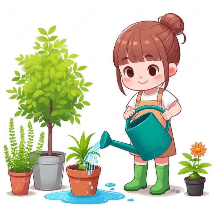 Hình ảnh Một Cô Gái đang Tưới Cây được Cô Lập Trên Nền Trong Suốt Trí Tuệ  Nhân Tạo PNG , Một Cô Gái Tưới Cây Bị Cô Lập Trên Nền Trong