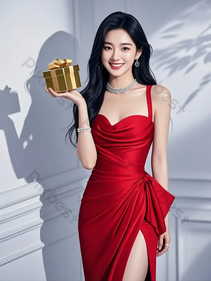 Tải miễn phí Casino Cô Gái Xinh đẹp Váy đỏ Cầm Hộp Gif Nhiếp Ảnh | JPG  chuyên nghiệp - Pikbest